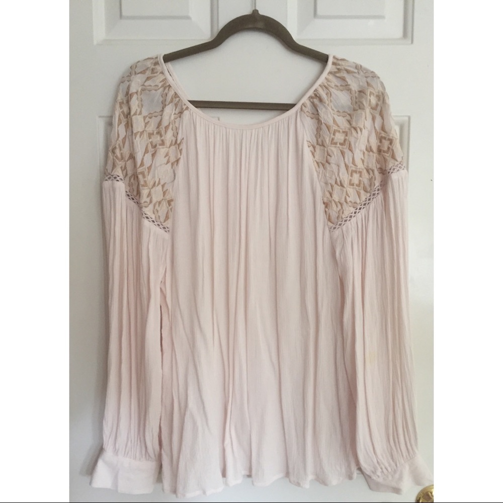 White Pleated Blouse